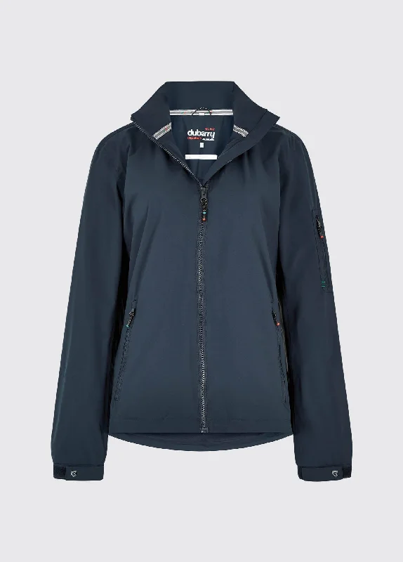 women's lightweight jacket -Corfu Women's Crew Jacket - Navy