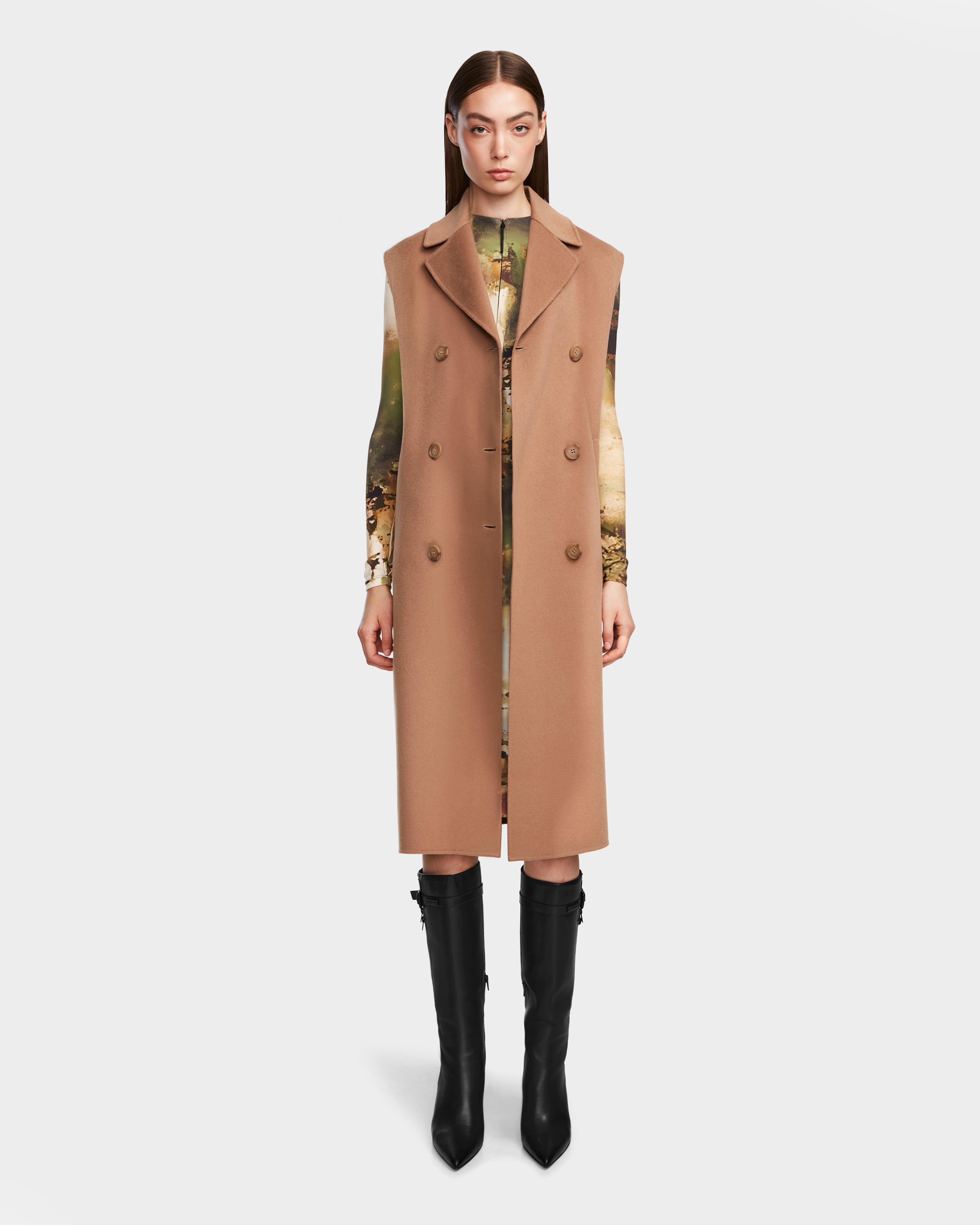 women's reversible coat -NOURA - 8124698 Camel