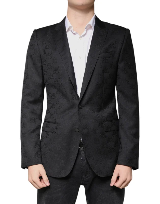 ladies' lightweight anorak coat -Dolce & Gabbana  Wool Single Breasted Formal Men's Blazer