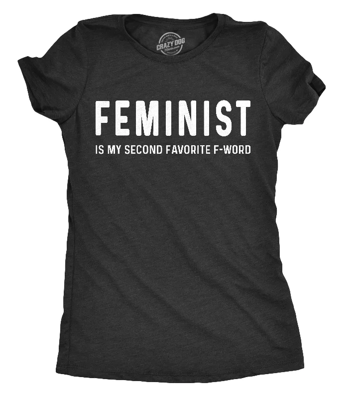 women's classic polo shirt -Feminist Is My Second Favorite F-Word Women's T Shirt