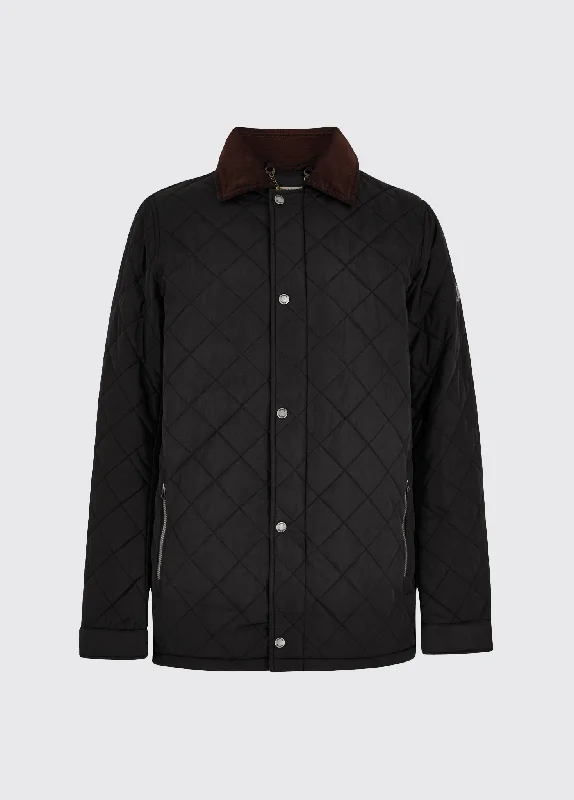 women's sherpa-lined jacket -Mountusher Quilted Jacket - Black