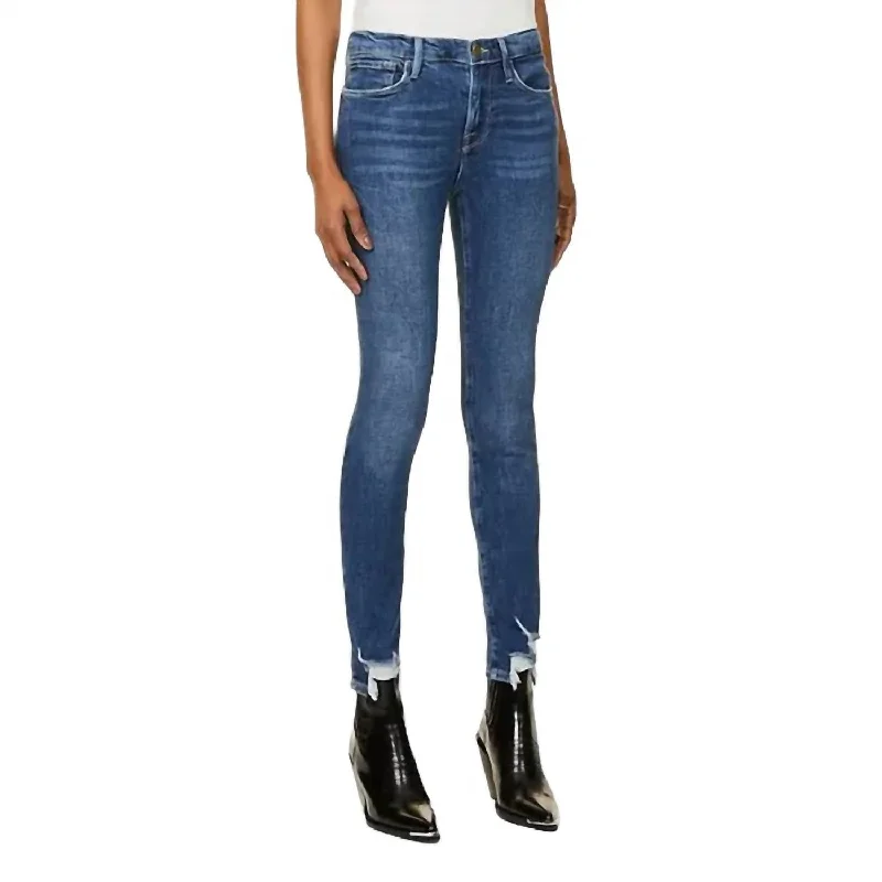 women's retro flared denim -Le Skinny De Jeanne In Van Ness Chew