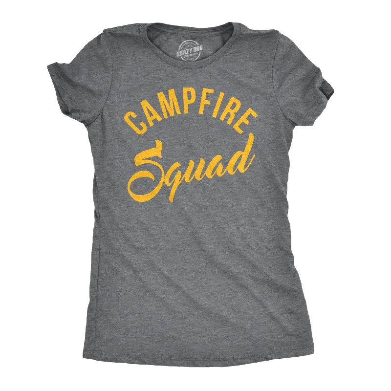 breathable linen camisole for ladies -Campfire Squad Women's T Shirt