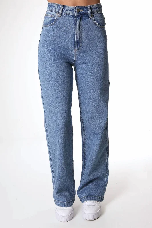 women's chic raw-hem jeans -94 High Waist Wide Leg Jeans In Debbie