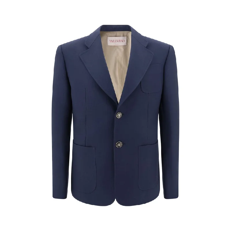 chic oversized blazer for women -Valentino Pap Blazer Men's Jacket