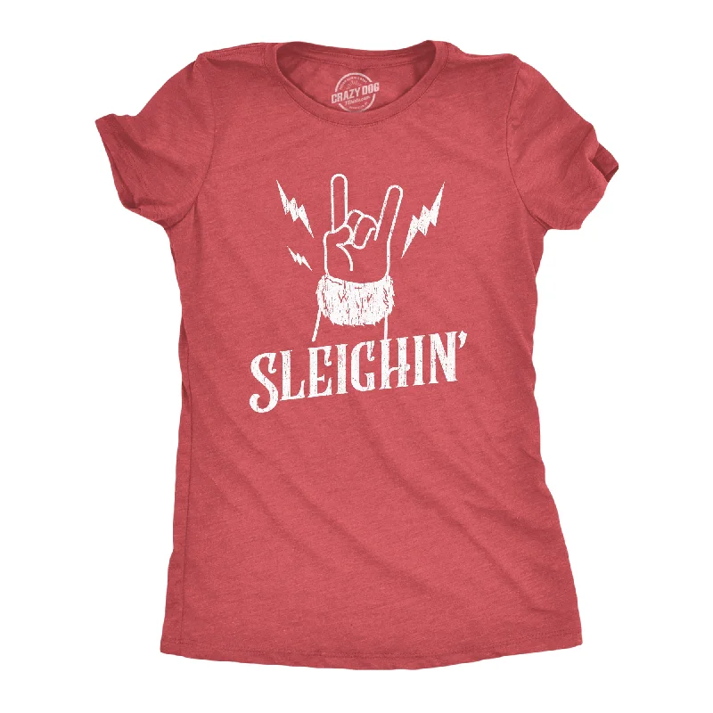 women's sleeveless pleated blouse -Sleighin Women's T Shirt