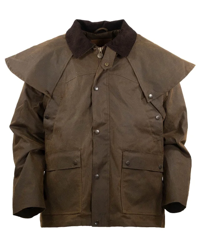 women's outdoor fleece jacket -Men’s Oilskin Countryman Jacket