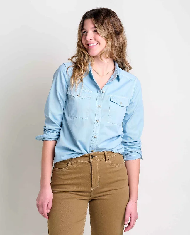 women's twist-front blouse -Women's Arroyo Twill Shirt