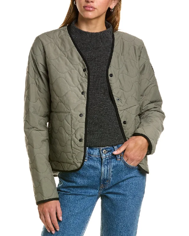 casual oversized shacket for women -Canada Goose Quilted Jacket