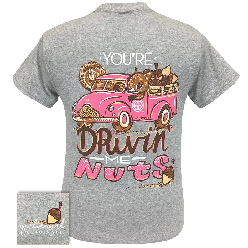 elegant lace blouse for women -Drivin' Me Nuts-Sport Grey SS-2278