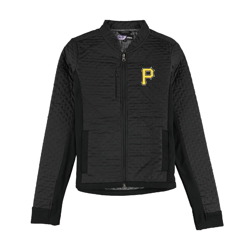 elegant wool cape for women -Touch Womens Pittsburgh Pirates Jacket, Black, Small