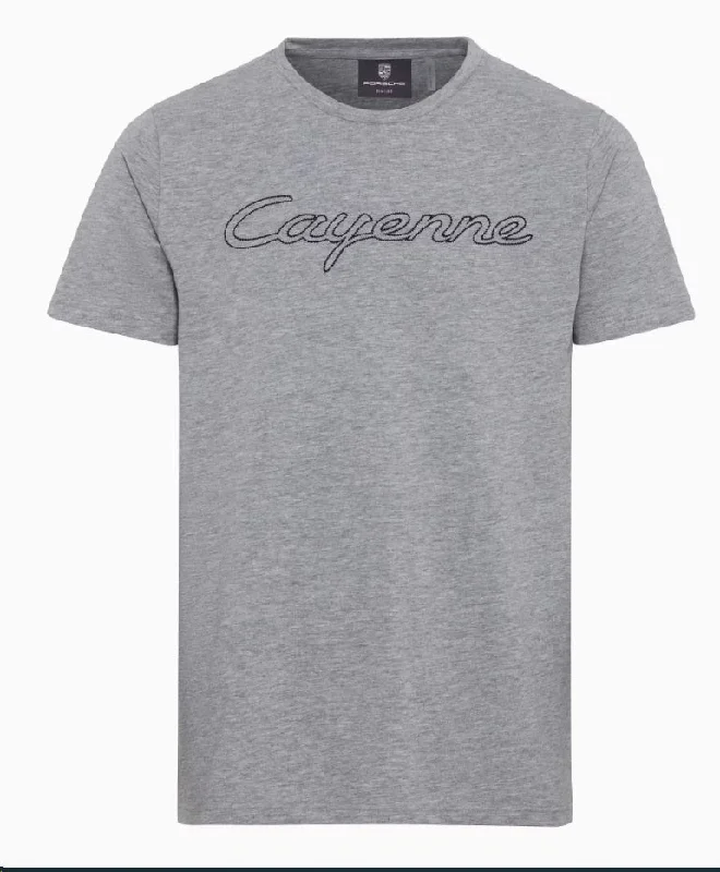 women's seamless fitted top -Porsche Unisex T-Shirt - Cayenne