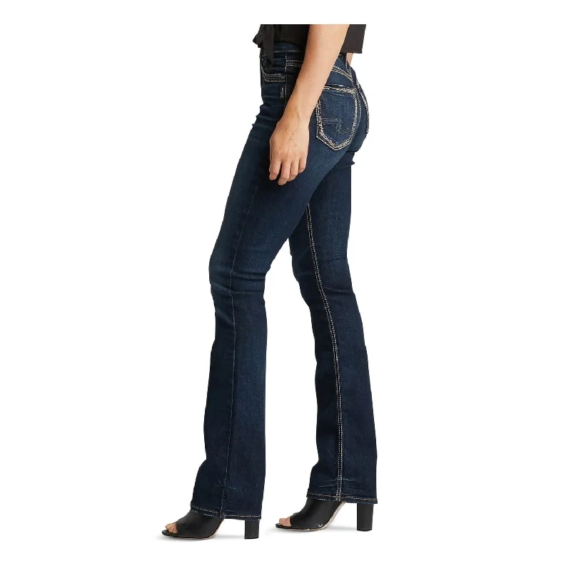 comfortable high-rise jeans for women -Silver Jeans Co. Women's Jeans Blue Size 24