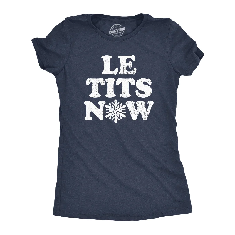 relaxed-fit tunic tee for women -Le Tits Now Women's T Shirt