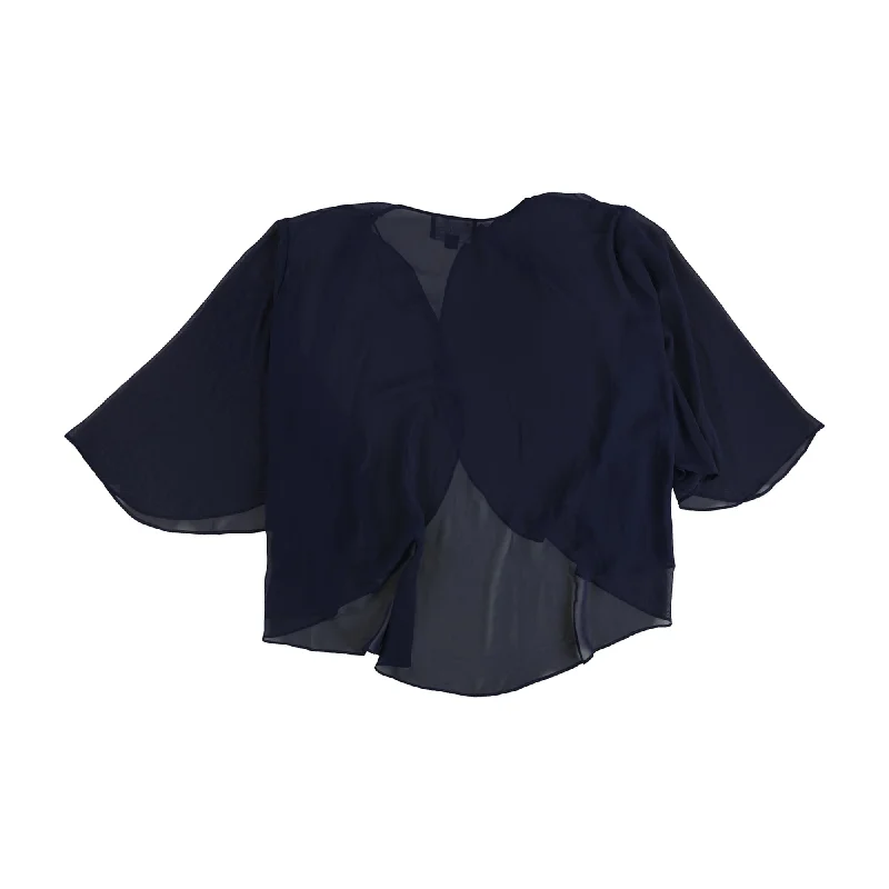 women's outdoor fleece jacket -Alex Evenings Womens Chiffon Bolero Jacket