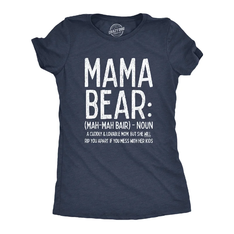 elegant lace blouse for women -Mama Bear Definition Women's T Shirt