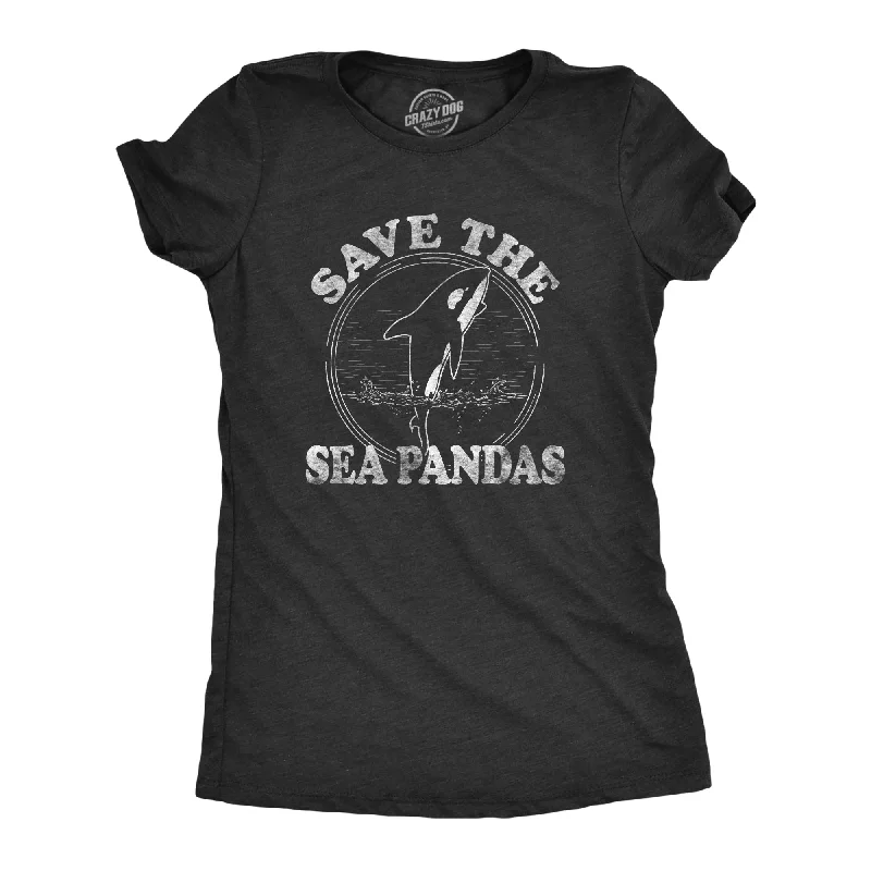 elegant lace blouse for women -Save The Sea Pandas Women's T Shirt