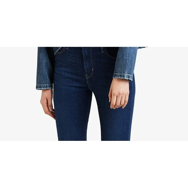 relaxed bootcut jeans for women -Levi's Women's High Rise Super Skinny Jeans In Long Length Blue Size 27