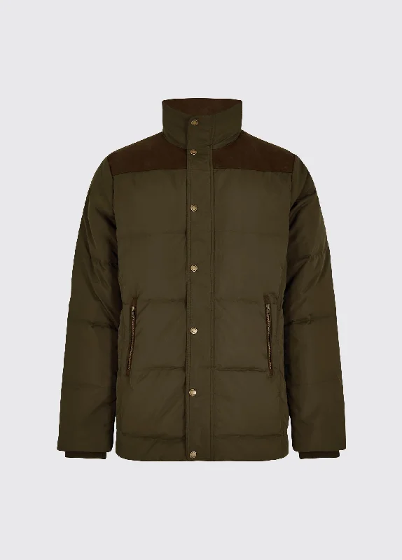 women's slim fit blazer -Talbot Down Filled Jacket - Olive