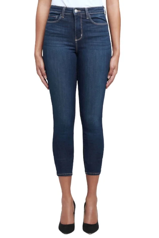 high-rise vintage jeans for women -Margot High Rise Skinny Pant In Parkway