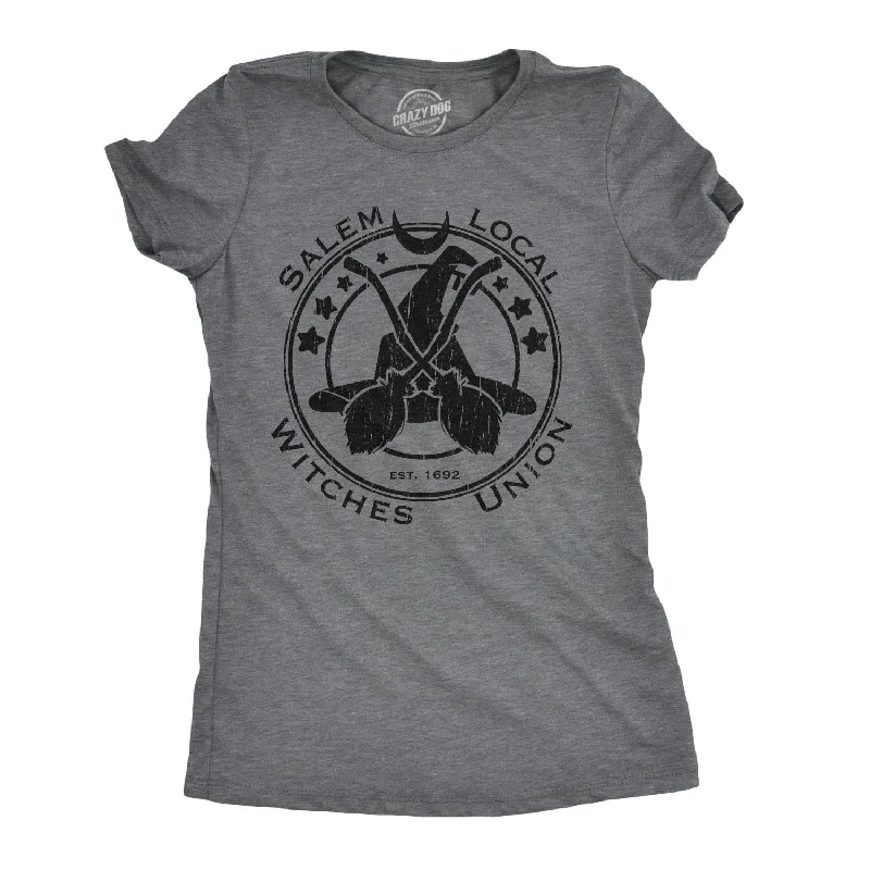 trendy square-neck blouse for ladies -Salem Local Witches Union Women's T Shirt