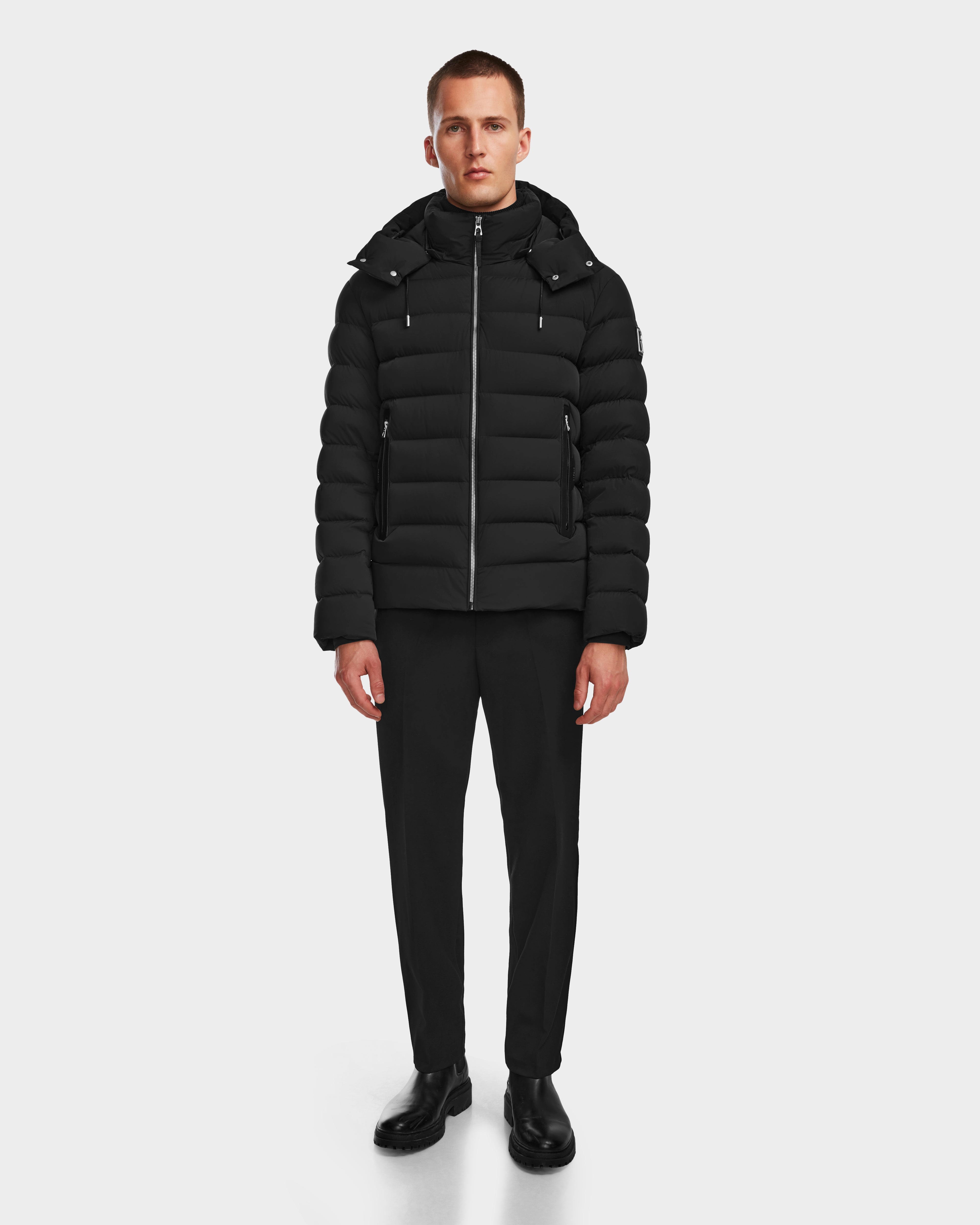 women's travel-friendly jacket -NAVAN - 6124551 Black