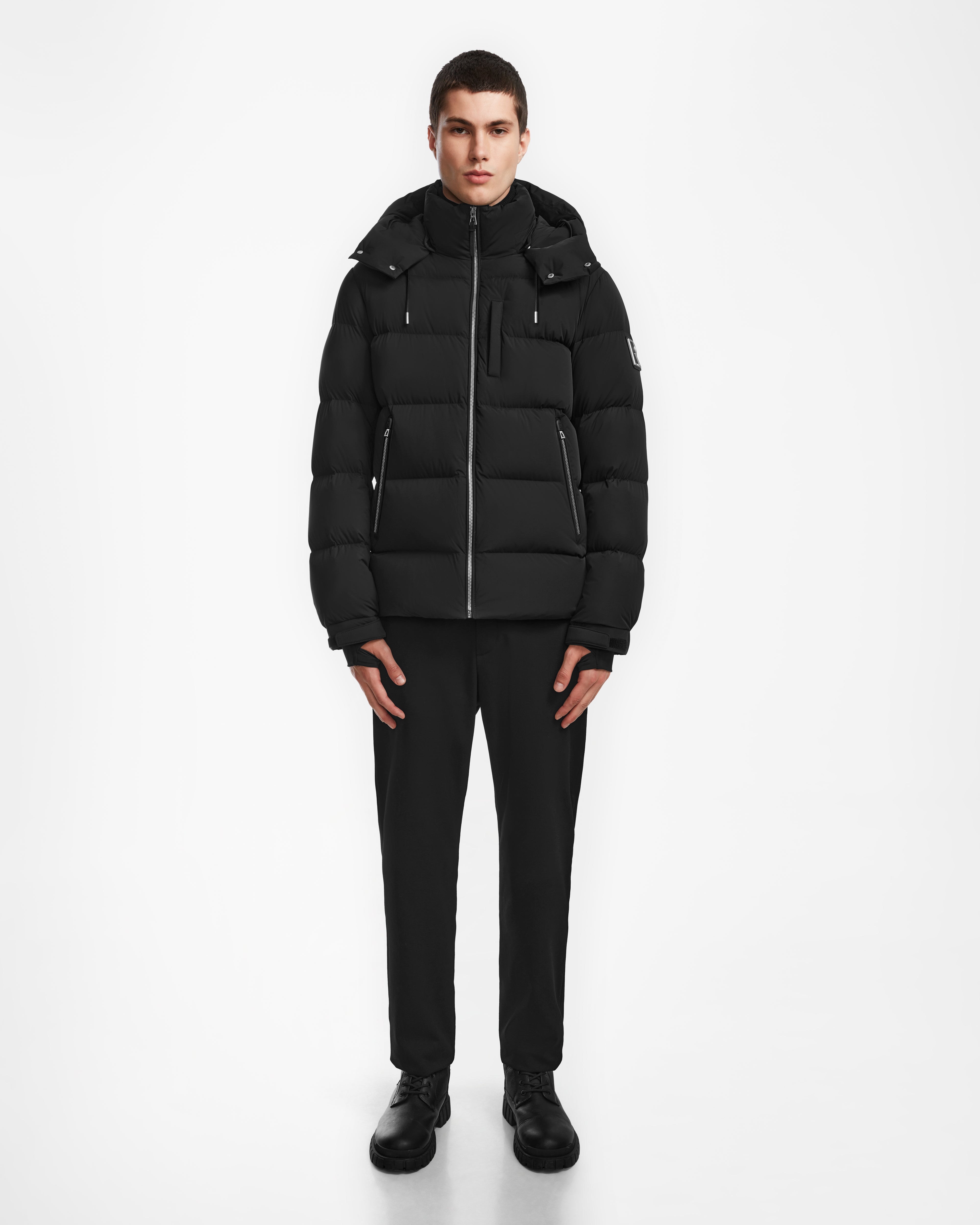 ladies' lightweight anorak coat -VINCE M - 6124561 Black