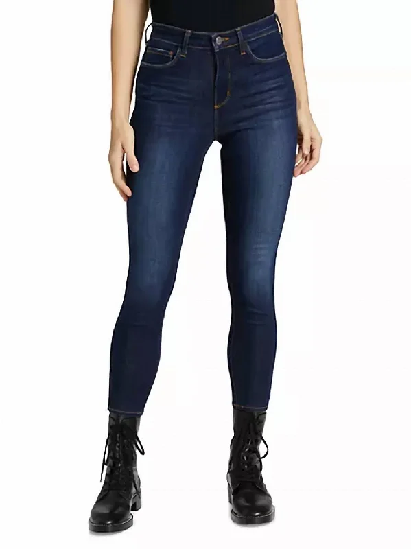 casual slim fit jeans for women -Margot High Rise Skinny Jeans In Baltic