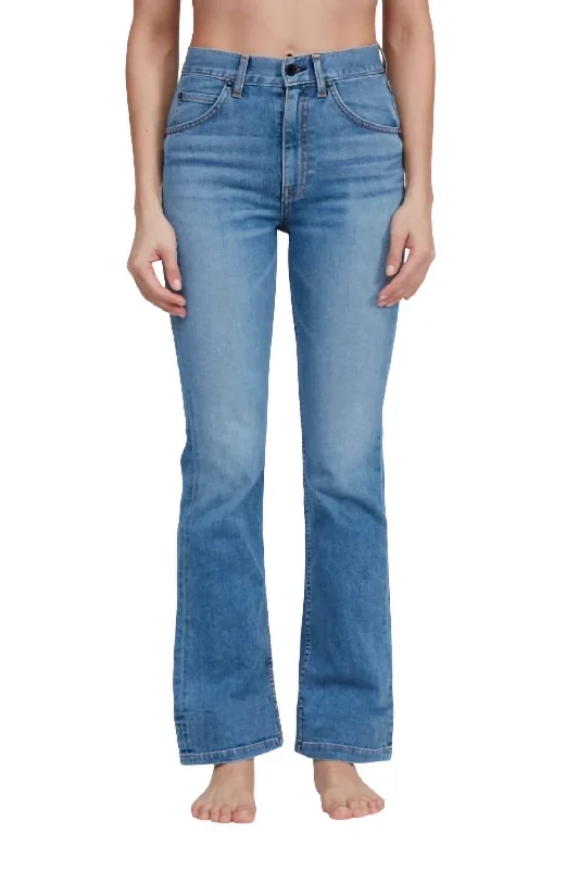 trendy oversized denim jeans for women -High Rise Boot Jean In Mammoth